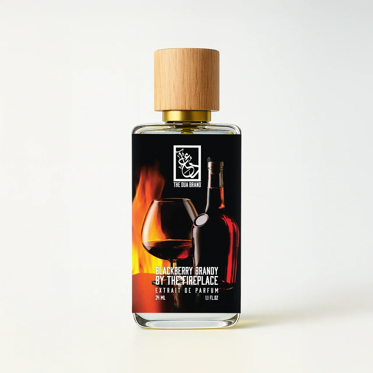 Blackberry Brandy by the Fireplace