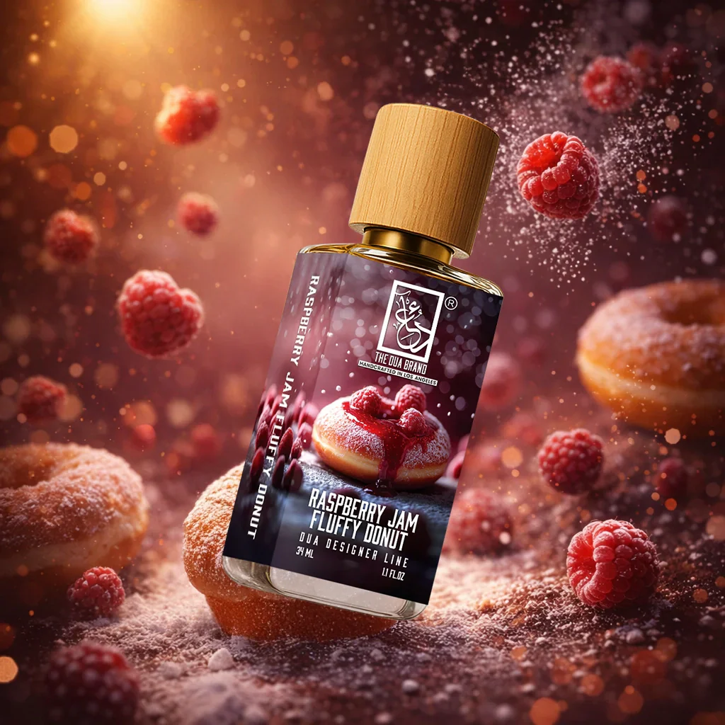 Raspberry Jam Fluffy Donut - Image 2